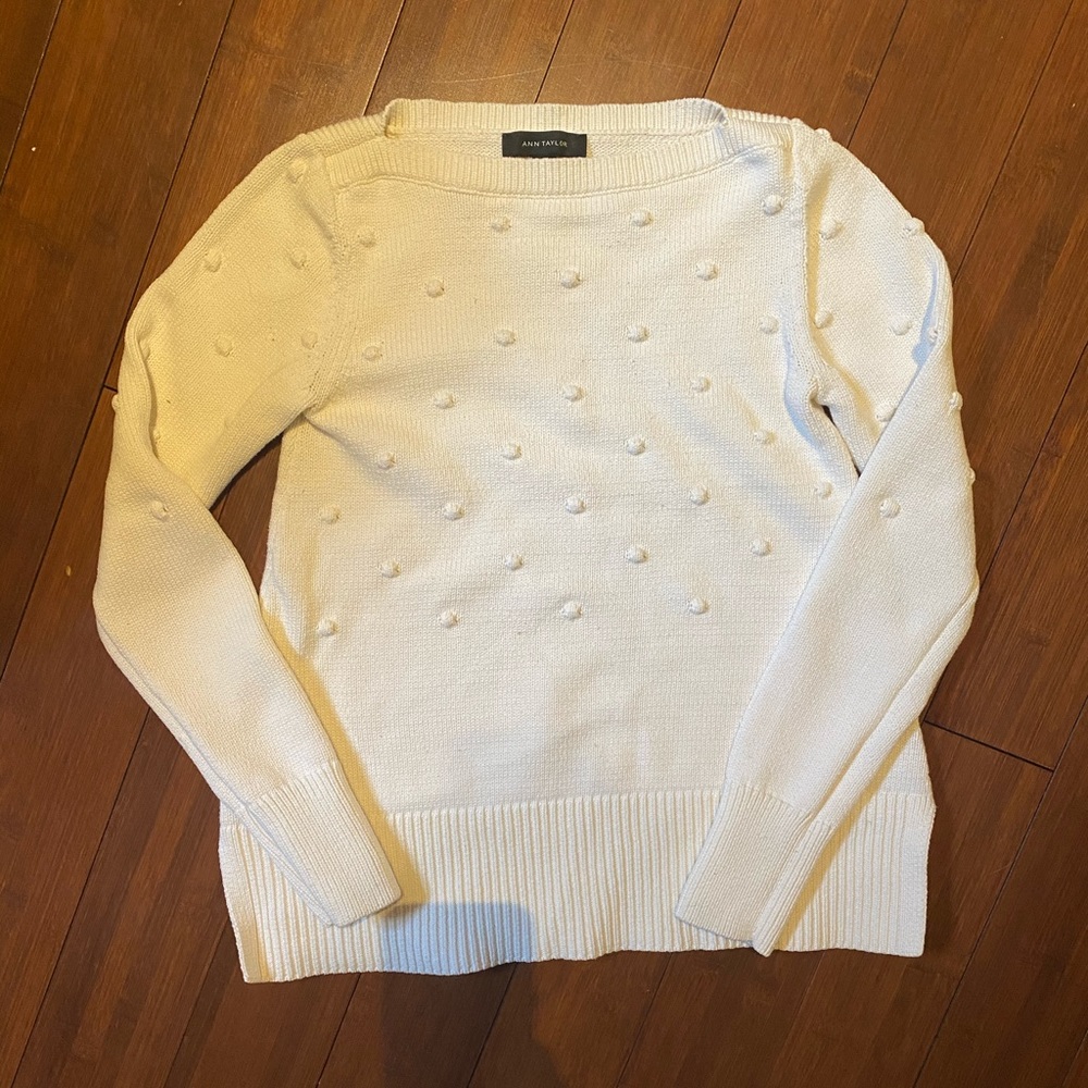 JCrew White Sweater